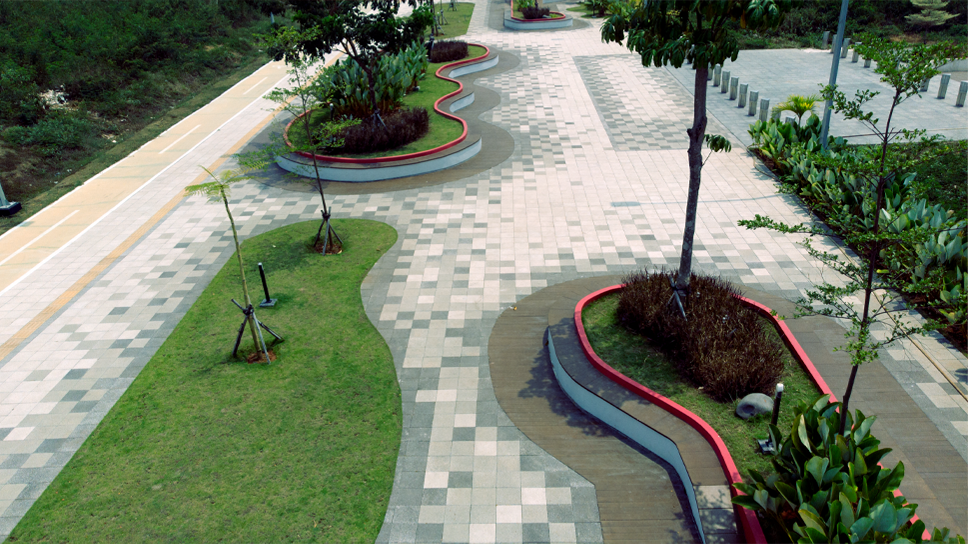 Paving Block Cikarang: Inovasi Taman Urban dengan Constone