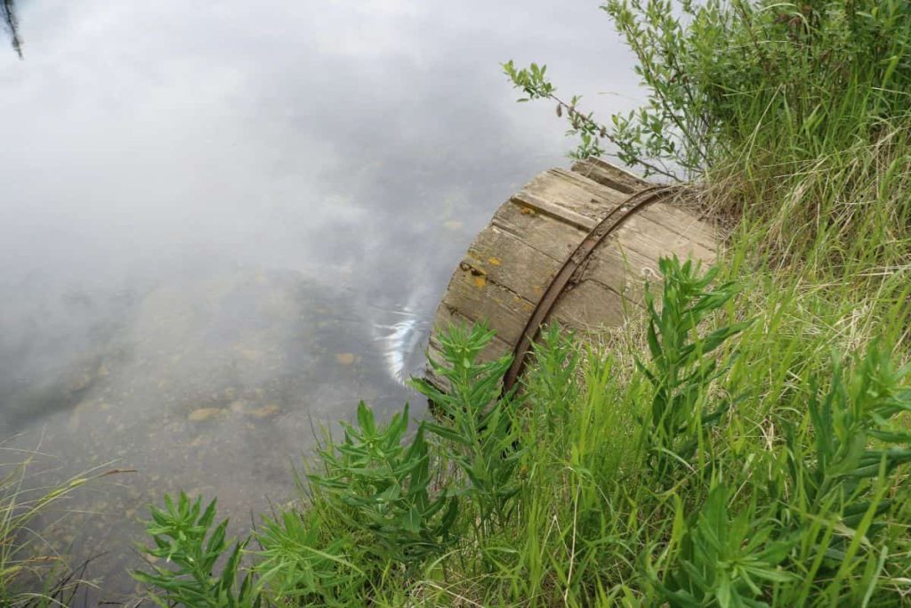 bagian ujung gorong-gorong
