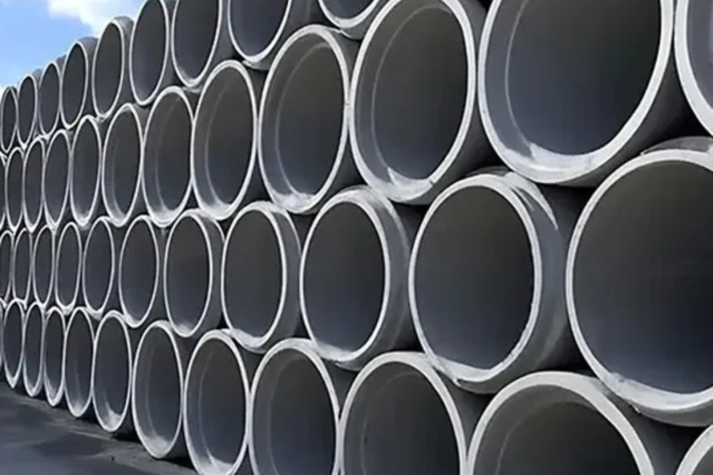 bentuk gorong-gorong yang terbuat dari beton